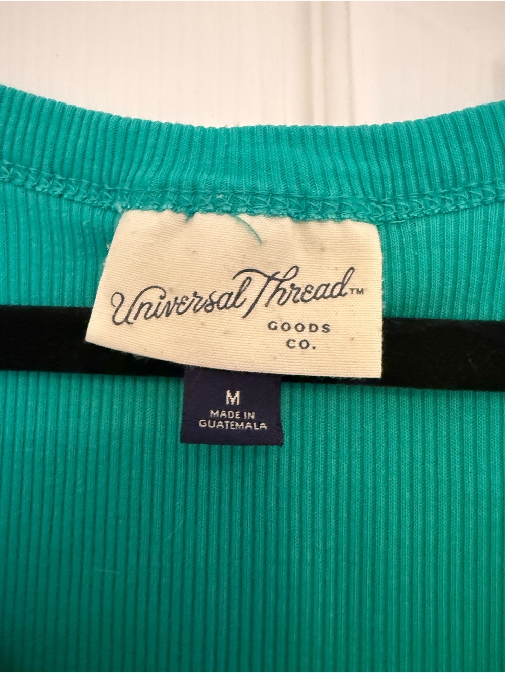 Universal Thread Ribbed Tank - Teal - Picture 2 of 2